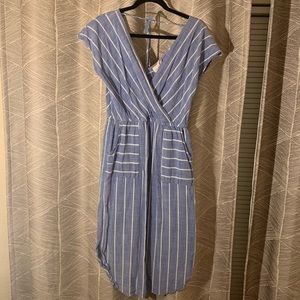 Universal Thread Chambray Stripe Dress